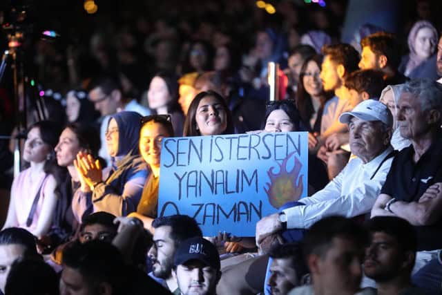 Ayçiçeği Bisiklet Vadisi, konser ve sahne şovlarıyla şölen alanına döndü