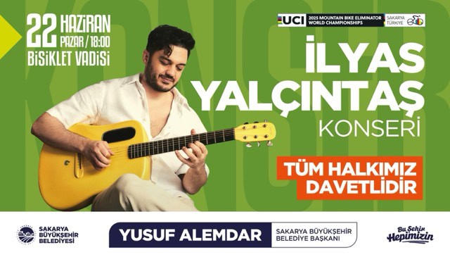İlyas Yalçıntaş Sakarya'da sahnede olacak