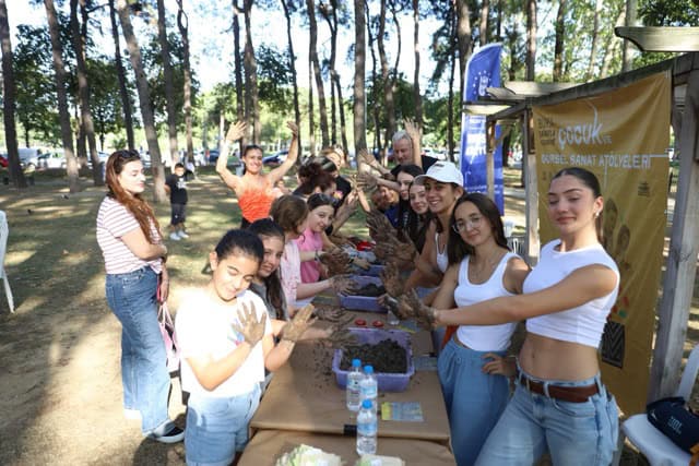 Çocuklar sanatla doğayı keşfetti