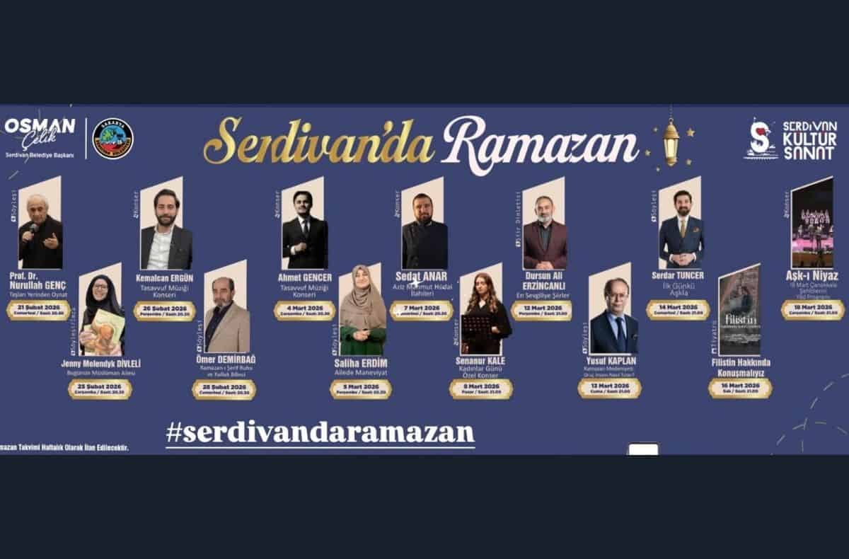 Serdivan’da Ramazan Ayı Kültür ve Sanat Etkinlikleri Başlıyor