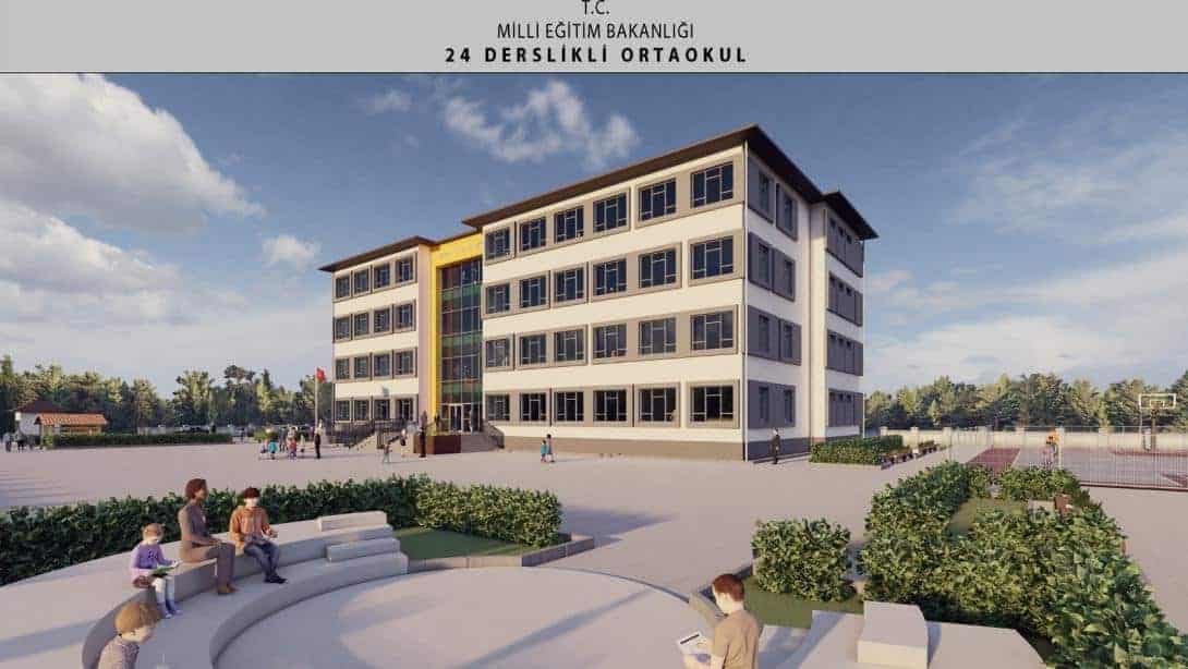 Kestel Musa Fırat Coştun Ortaokulu'na Yeni Bina Yapımında Önemli Aşama Tamamlandı