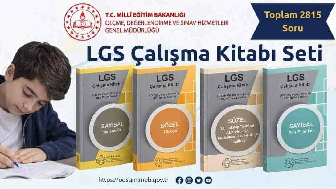 LGS Merkezi Sınavına Hazırlananlara Güncellenmiş Dört Çalışma Kitabı Seti Sunuldu